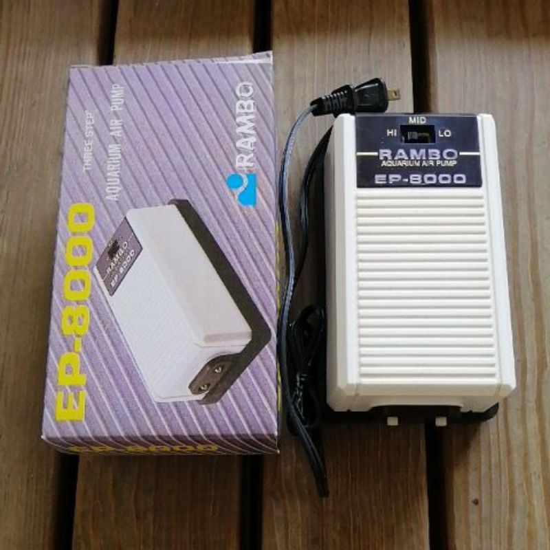藍波EP-8000水族打氣機，2手商品。