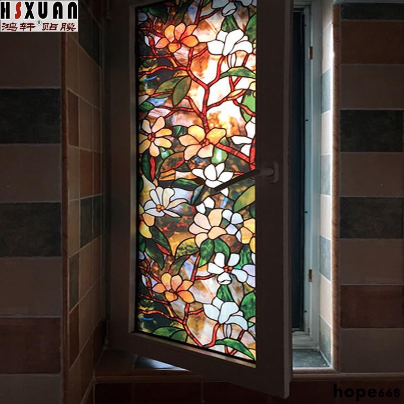 玻璃貼壁貼窗貼壁紙透光不透明窗貼美式貼紙彩色窗紙遮光浴室窗貼窗戶貼紙衛生間玻璃貼紙透光不透明 蝦皮購物