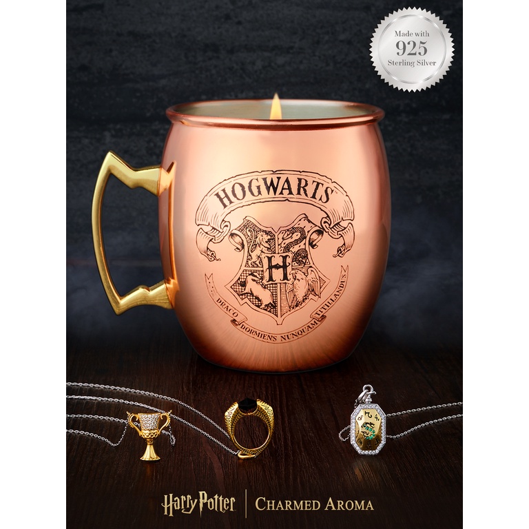 🍁加拿大直送🍁 Charmed Aroma Harry Potter 哈利波特 銅杯 香氛蠟燭 + 925純銀項鍊
