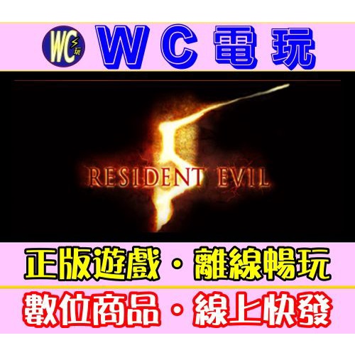 【WC電玩】惡靈古堡 5 中文 PC離線暢玩STEAM正版遊戲 Resident Evil 5 生化危機 STEAM