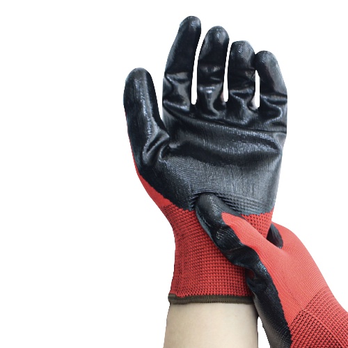 耐油 止滑 黑膠手套 工廠直銷 棉紗手套 綿紗手套 尼龍 沾膠手套 棉紗灰 點膠手套 工作手套