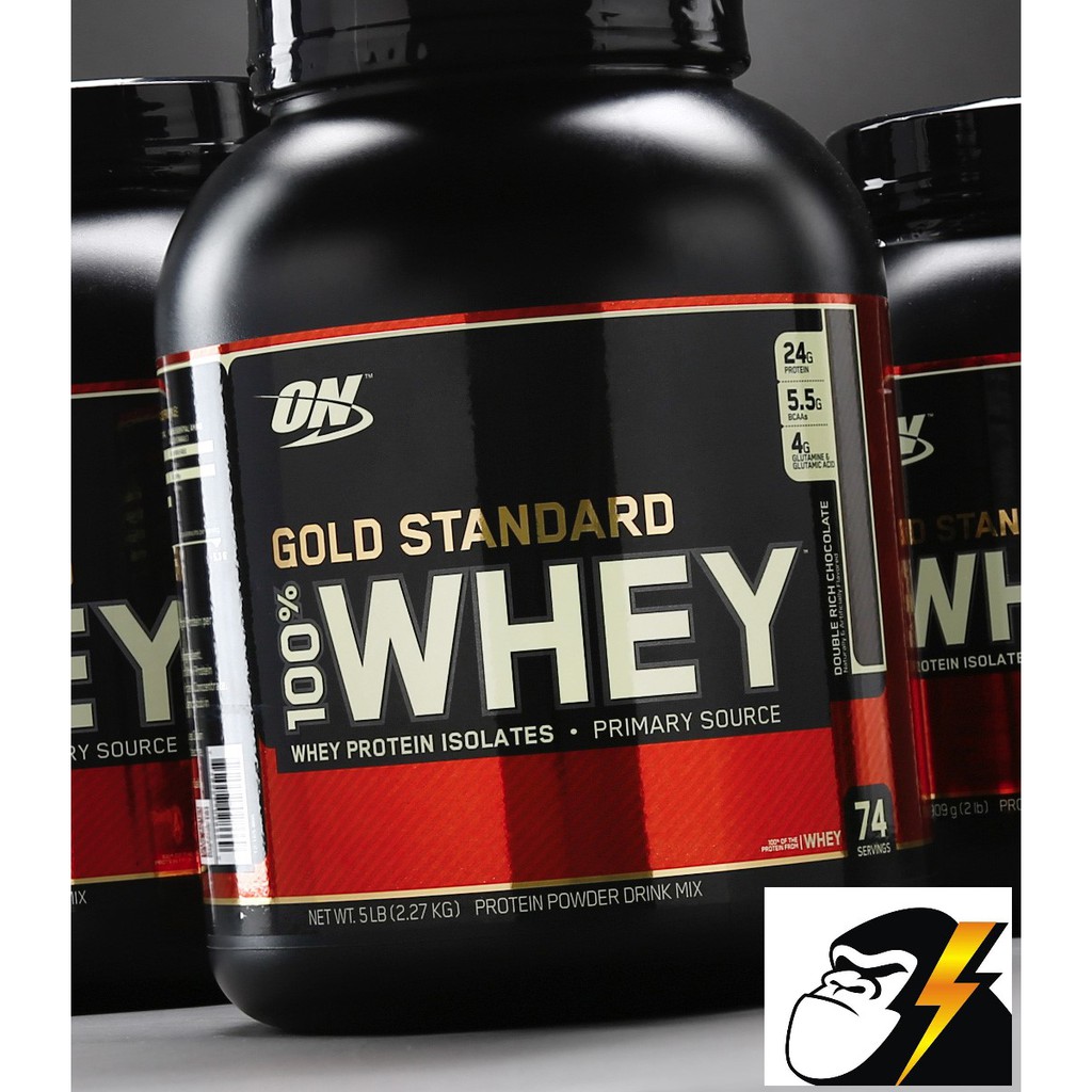 發票現貨秒出美國ON  Gold Standard 金牌低脂乳清蛋白5磅 100% Whey Protein