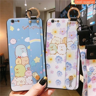 三星手機殼 NOTE20 ultra NOTE10 lite NOTE9 NOTE8卡通角落生物C9pro斜挎腕帶防摔殼