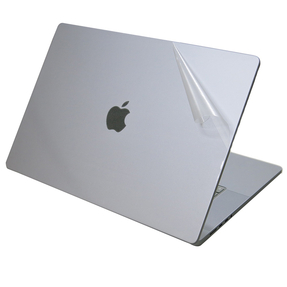 【Ezstick】MacBook Pro 16 16吋 A2485 透明機身貼(含上蓋、鍵盤週圍、底部貼) 共三張