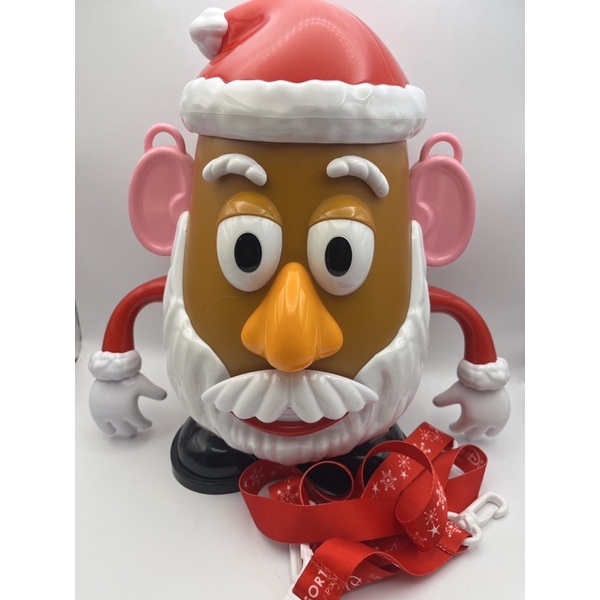🌟現貨🌟日本 迪士尼 園區 玩具總動員 彈頭先生 聖誕節 白鬍子 紅帽 爆米花桶