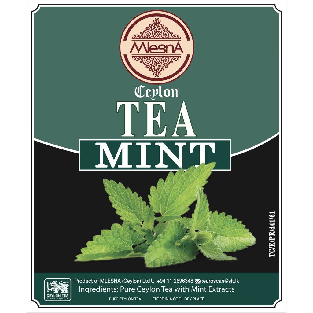曼斯納 MlesnA - Mint Tea 薄荷風味紅茶 (50克/包) 清涼無敵：無甜無熱量、喝的喉糖