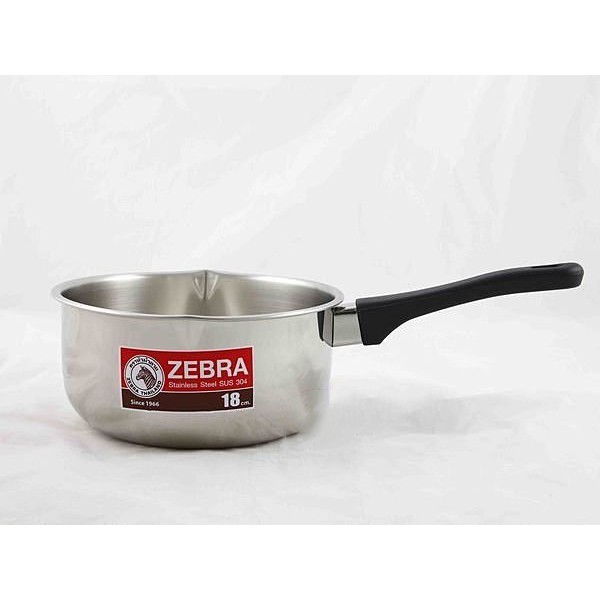 【斑馬牌Zebra】不銹鋼雪平鍋/牛奶鍋/片手鍋/煮泡麵/果醬鍋[16cm]泰國製