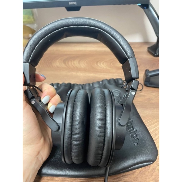 鐵三角 audio-technica 耳罩式耳機 ATH-M20X(二手)