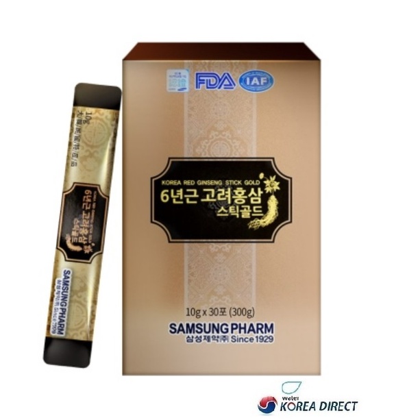 韓國SAMSUNG PHARM 6年根高麗紅蔘濃縮液 10g x 30包