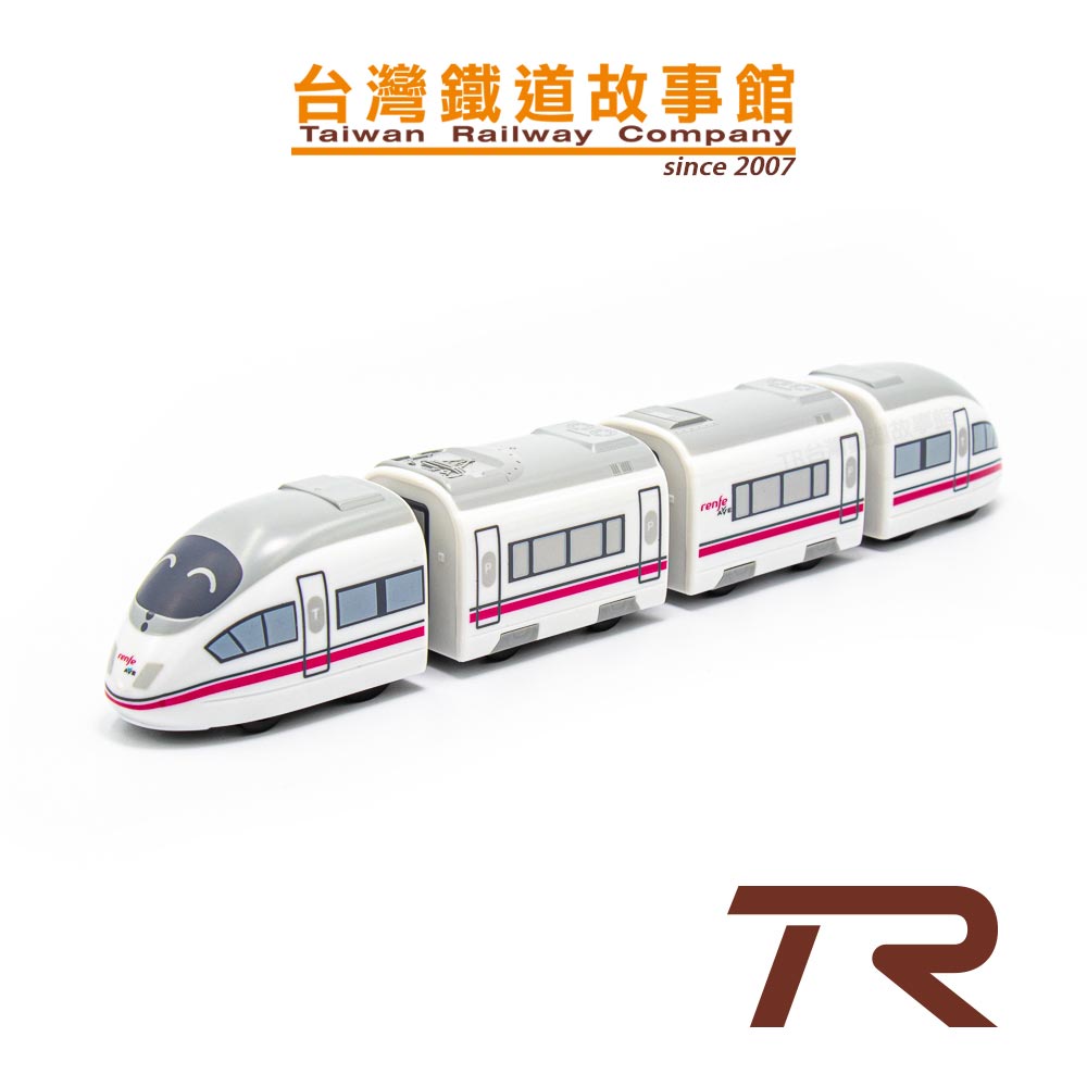 鐵支路模型 QV027T1 西班牙高鐵 Renfe AVE S103 高速列車 迴力車玩具 | TR台灣鐵道故事館