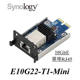 【含稅公司貨】Synology 群暉 E10G22-T1-Mini 10GbE 網路模組 DS723+ DS923+