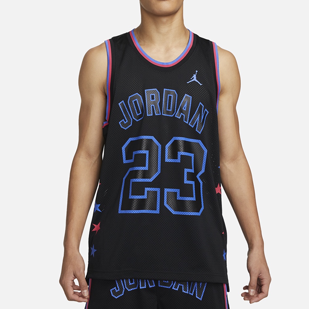 NIKE JORDAN SPORT DNA 男裝 球衣 籃球 網布 輕盈 明星賽 黑色【運動世界】DJ0251-010