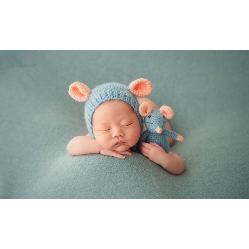 【出租】寶寶寫真服（小老鼠造型服裝）⭐新生兒拍照