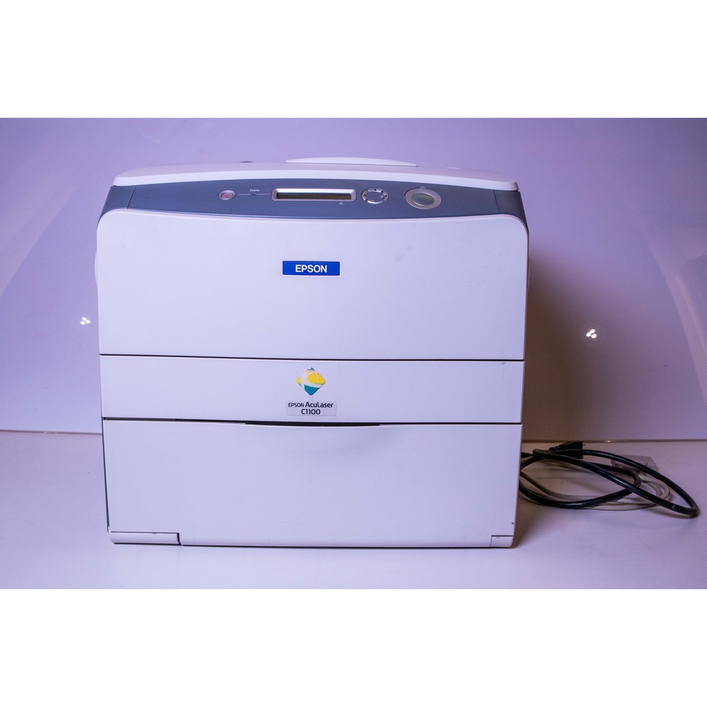 EPSON AcuLaser C1100 彩色印表機含四色碳粉匣二手良品| 蝦皮購物