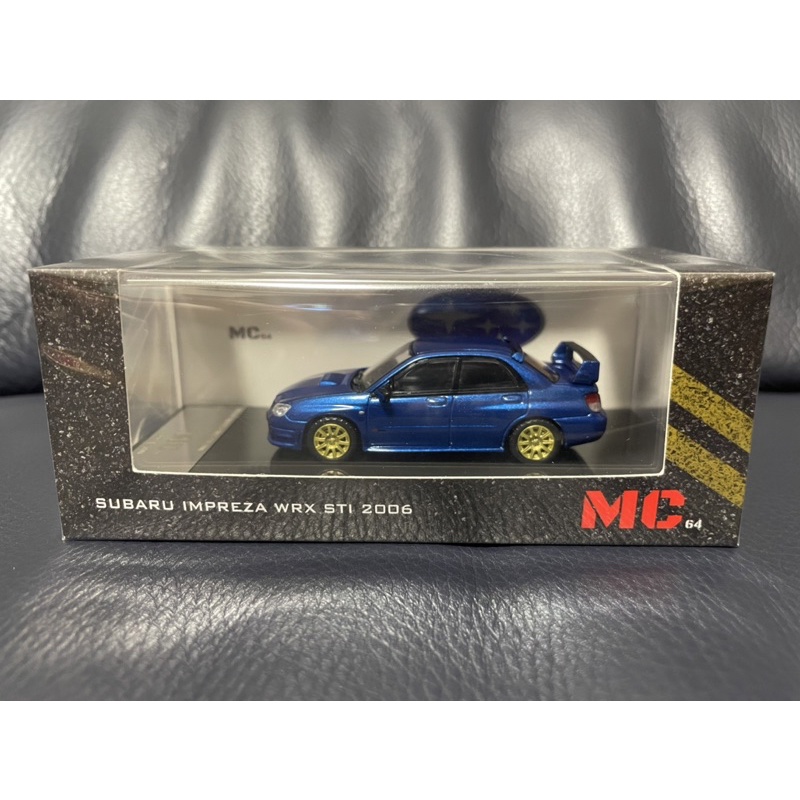 MC64 Subaru Impreza wrx sti 2006 經典拉力藍配色 1/64