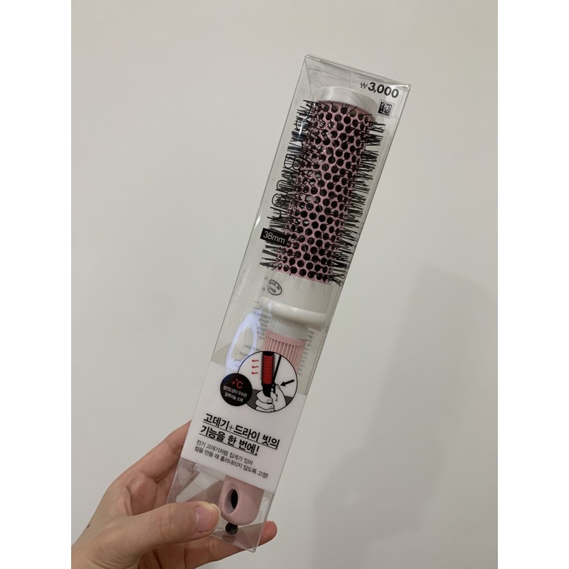 全新 韓國大創 DAISO 捲髮梳 捲髮神器 造型梳 髮尾內彎