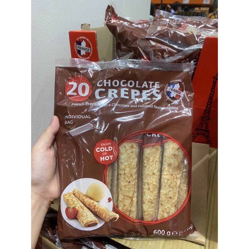 現貨秒出 Costco 代購 法式巧克力可麗餅法式薄餅巧克力口味 蝦皮購物