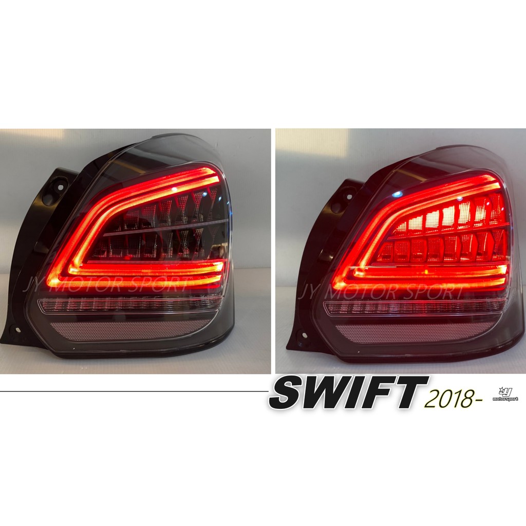 小傑車燈精品--全新 NEW SWIFT 2018 19 20 21 22年款 LED光柱 流光 跑馬方向燈 尾燈 後燈