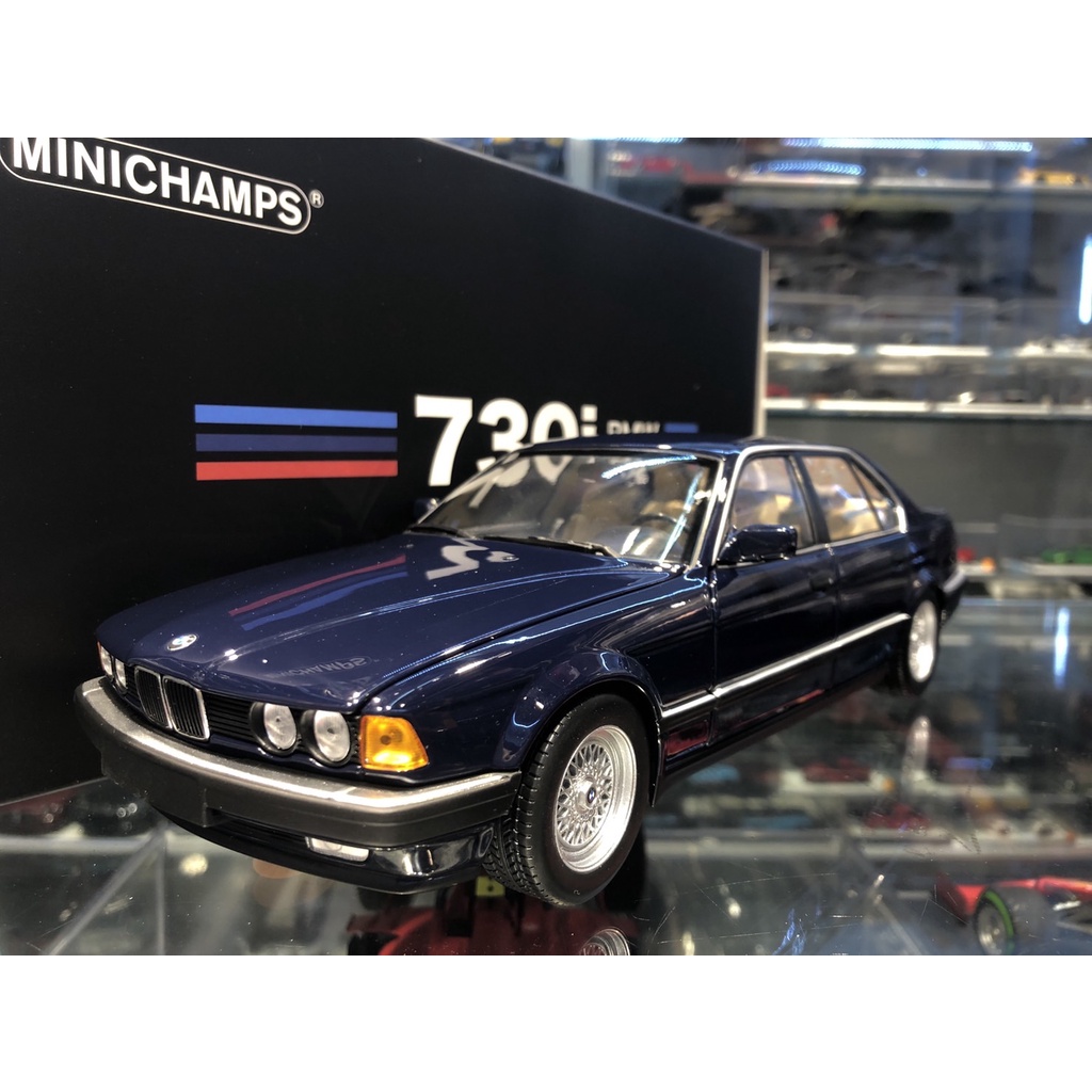 吉華科技@ 1/18 Minichamps 113023004 BMW 730i (E32) 1986 Blue
