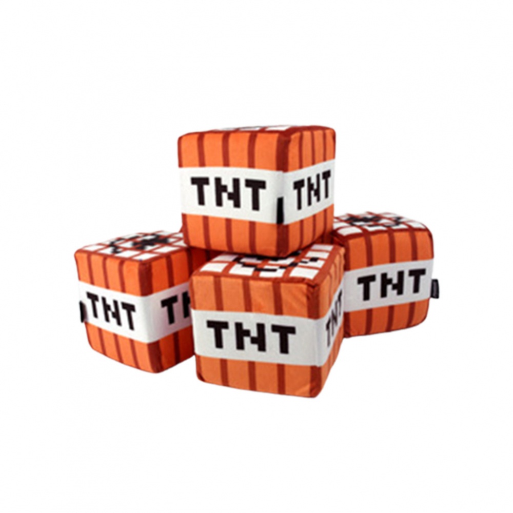 【 Minecraft TNT 】我的世界 20cm Minecraft TNT 炸彈方形毛絨玩具