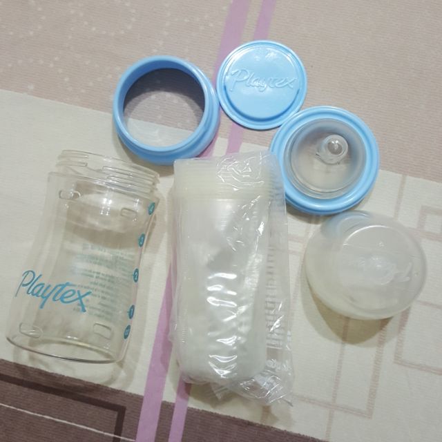 Playtex 免洗拋棄式奶瓶 奶水杯10入 儲存杯專用奶瓶