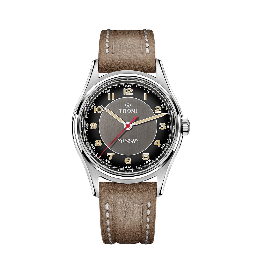 TITONI 梅花【83019 S-ST-638】傳承系列 百週年紀念傳奇復刻機械腕錶 / 39mm