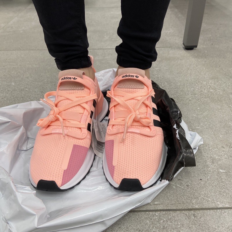 Adidas經典鞋（U_PATH RUN)粉橘色