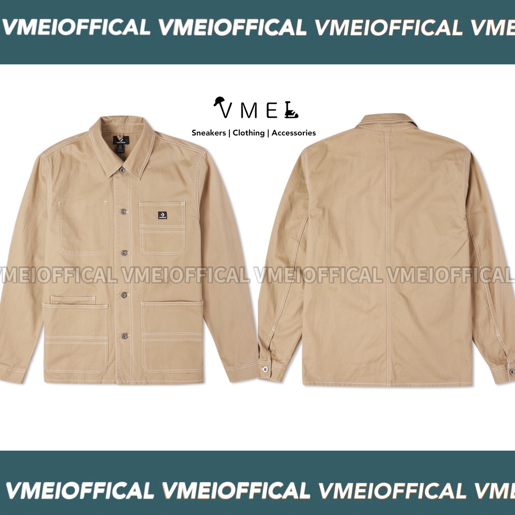 【VMEI_OFFICAL】Converse Chore Khaki Jacket卡其外套 襯衫外套 工裝襯衫 工裝外套
