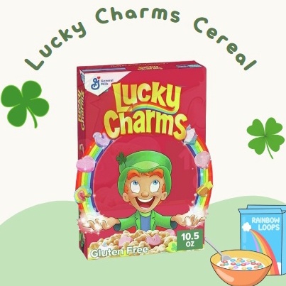 美國進口代購 Lucky Charm 棉花糖全穀無麩質早餐麥片