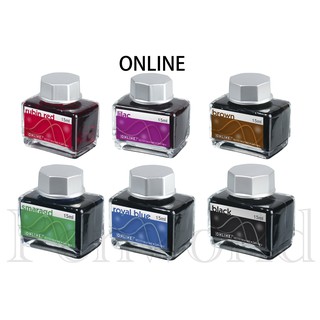 【Penworld】德國製 ONLINE 瓶裝墨水15ml 六色