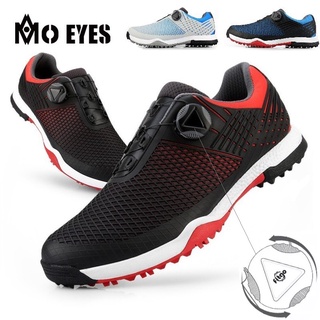 Pgm高爾夫魔眼系列高品質緩震性能男士運動鞋帶旋鈕鞋帶透氣柔軟舒適鞋墊防滑防水設計