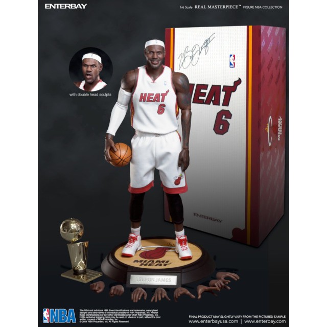 全新未拆 ENTERBAY 1/6 詹姆斯 LEBRON JAMES HEAT 邁阿密 NBA 非 KOBE CURRY