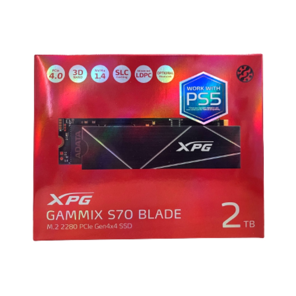 現貨✨威剛 XPG GAMMIX S70 BLADE 2TB PCIe 4.0 M.2 2280固態硬碟/五年保