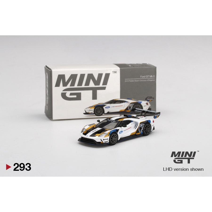 Mini GT 293 Ford GT Mk II 2019 Pebble Beach Concours d'Elega