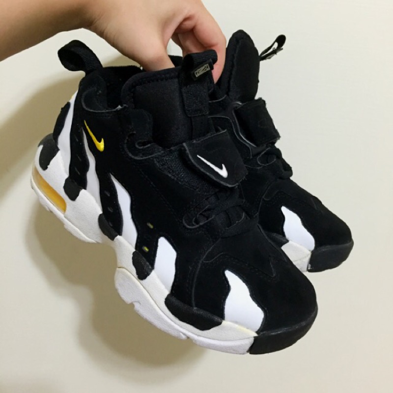 正品 黑白 NIKE AIR DT MAX 96 GS 抓痕 魔鬼氈