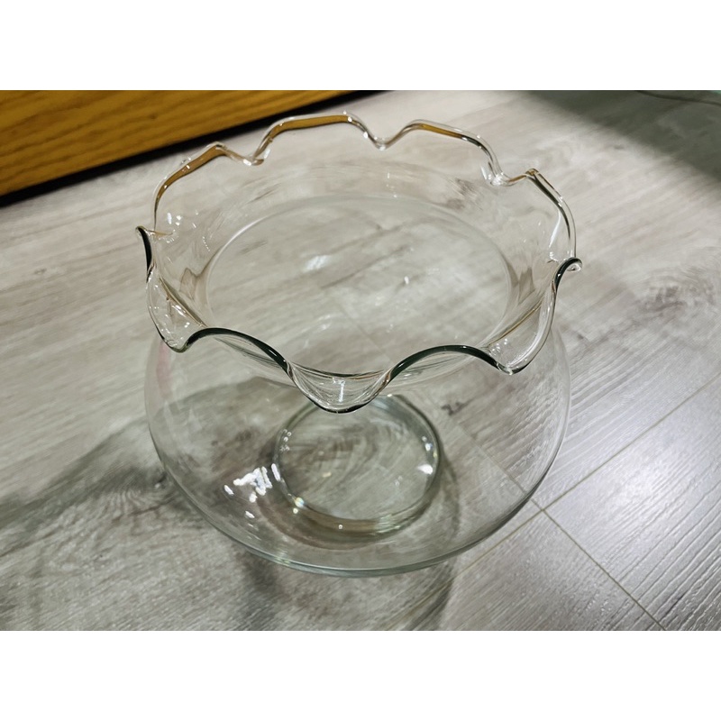 「二手」圓形玻璃魚缸