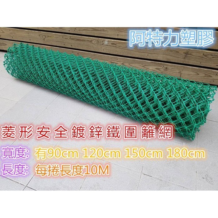 附蝦皮電子發票綠色鐵絲網鐵網塑膠網鐵窗網安全網尼龍網pvc塑膠包覆菱型網圍籬網籬笆網隔離網 蝦皮購物