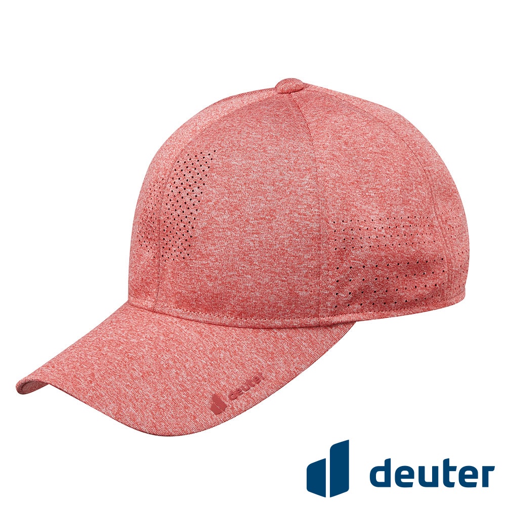 【德國deuter】排汗透氣便帽 (DE-A2103N 麻花紅/中性款/棒球帽/防曬/遮陽)