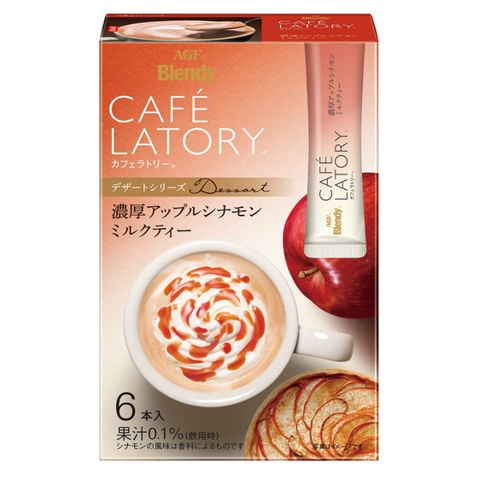 【現貨】日本進口 AGF Blendy Cafe Latory 濃厚 蘋果拿鐵 蘋果肉桂奶茶　6入