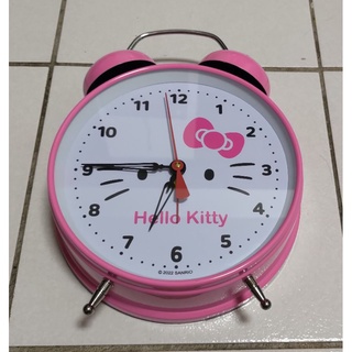正版 hello kitty 8吋鬧鐘 粉色