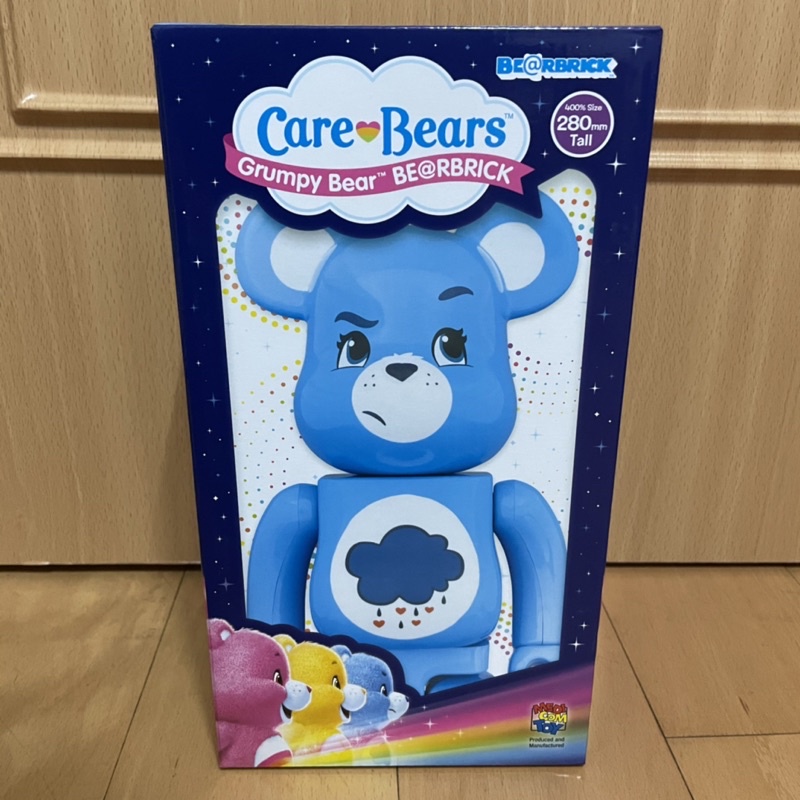 全新現貨 Be@rbrick Care Bears Grumpy bear 400% 雨天熊 彩虹熊