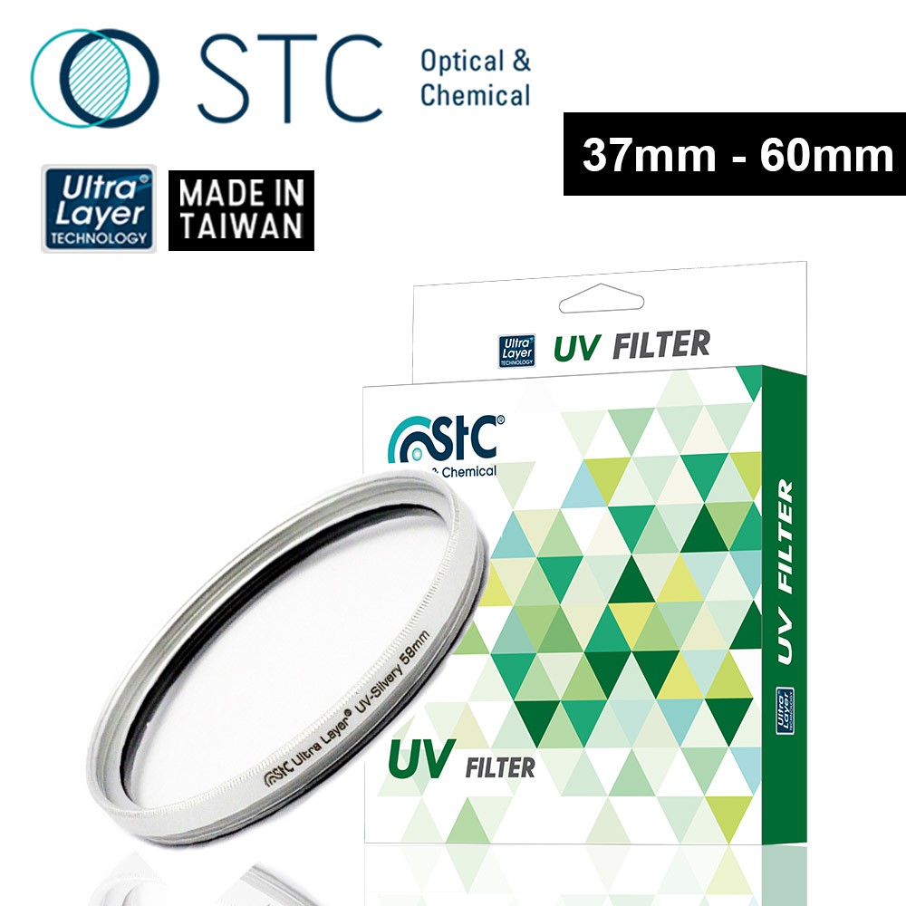【STC】Ultra Layer UV-Silvery Filter抗紫外線保護鏡(銀環)37mm-60mm