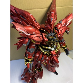 {鋼彈的屋-模型工作室} 萬代 MG 1/100 新安州 + 改套 塗裝 完成品 （實品如圖） 鋼彈 模型 代工