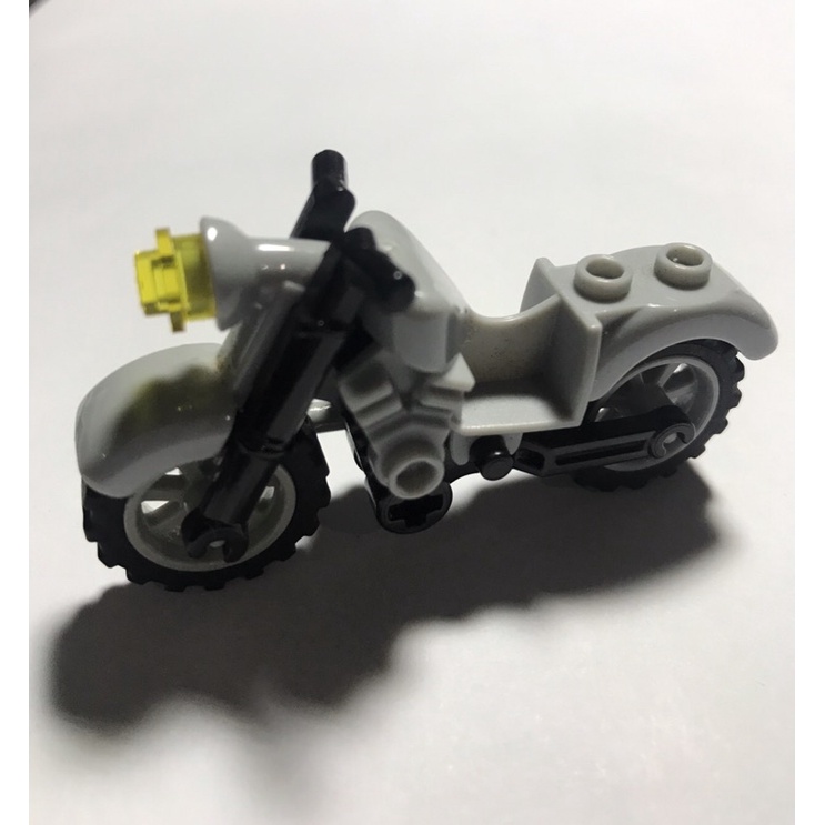 樂高 LEGO 復古 古董 摩托車 灰色