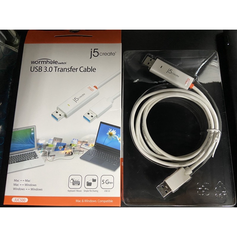 j5create USB 3.0 跨系統資料對傳線 JUC500