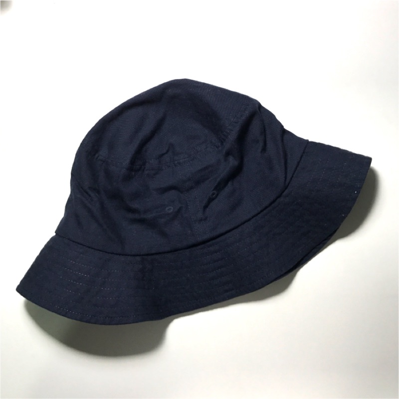 Muji 無印良品 深藍色棉質漁夫帽