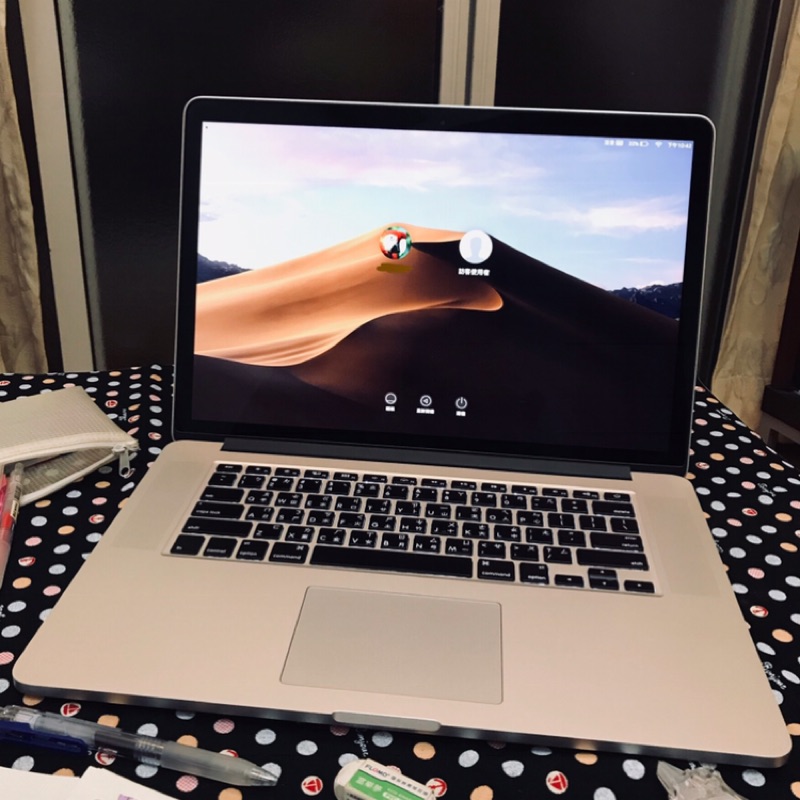 MacBook Pro (Retina,15吋，Mid 2015) 含Apple care