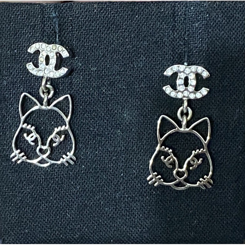 個人珍藏出清 保證正品 Chanel 針式耳環 經典雙c logo 等多款