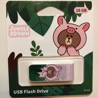 Line Friends USB隨身碟 USB 2.0介面 熊大隨身碟16G