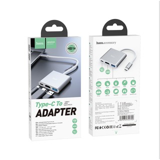 HOCO浩酷 HB14 易信Type-C轉換器 (Type-C轉USB3.0 +HDMI+PD)